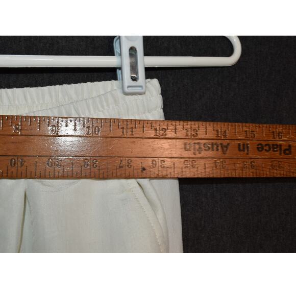 VINTAGE New Balance White Track Pants Sz Small (READ FOR MEASUREMENTS) USA Made - Picture 10 of 11